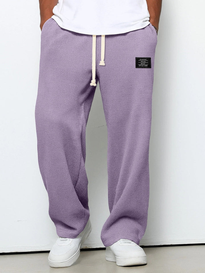 Saint Aurell Oslo Knit Trousers Cotton Relaxed Fit