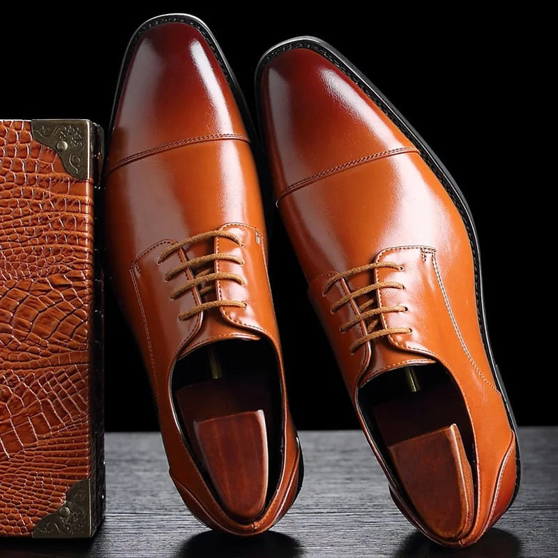 Elliot & Stone Classic Gentleman Handcrafted Leather Derby Shoes