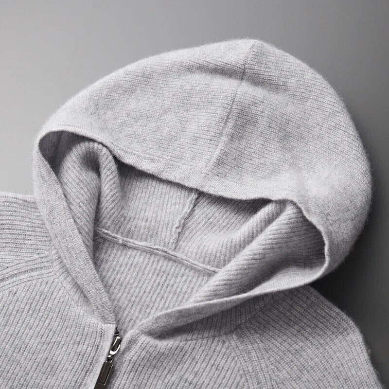 Saint Aurell Valletta Ultra-Soft Cashmere Hoodie Men&