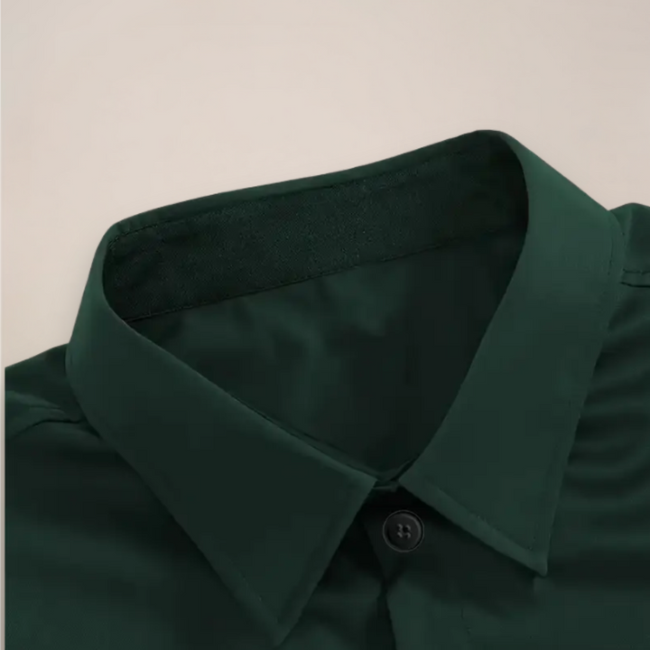 Elliot &amp; Stone Notched Collar Long Sleeve Button-Up Shirt
