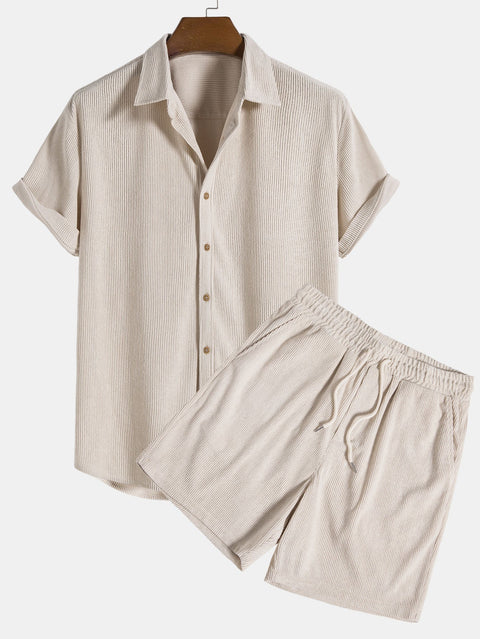 Men's Summer Set Matching Shirt and Shorts Outfit - Elliot & Stone