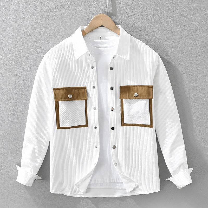 Saint Aurell Monforte Cotton Utility Button-Down Shirt