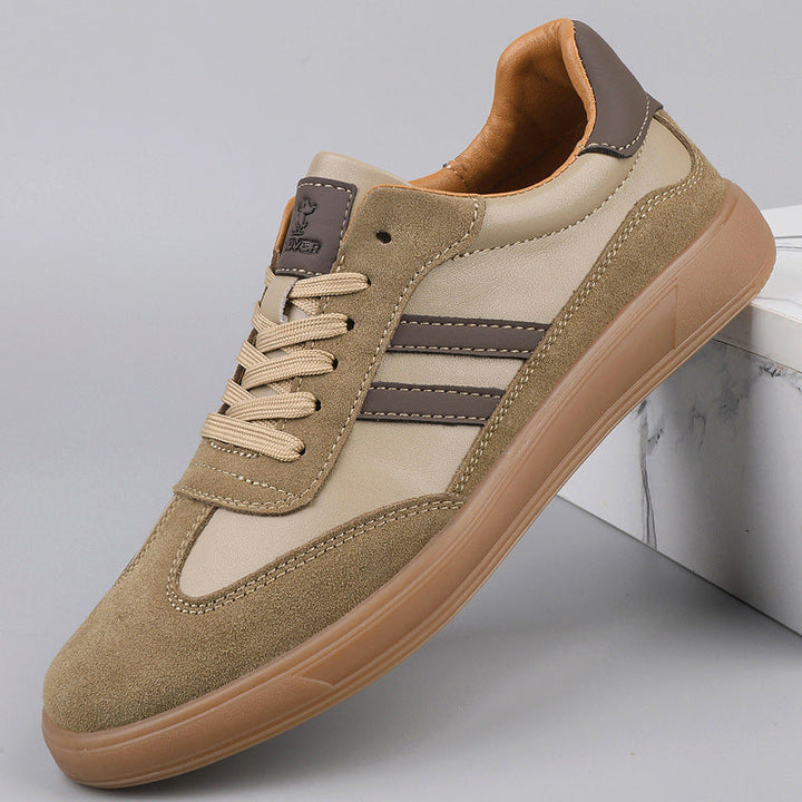 Saint Aurell Mercer Suede Trainers Retro Casual Lace-Up Sneakers
