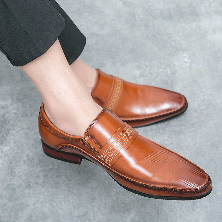 Saint Aurell Oxford Penny Loafer Faux Leather Slip-On