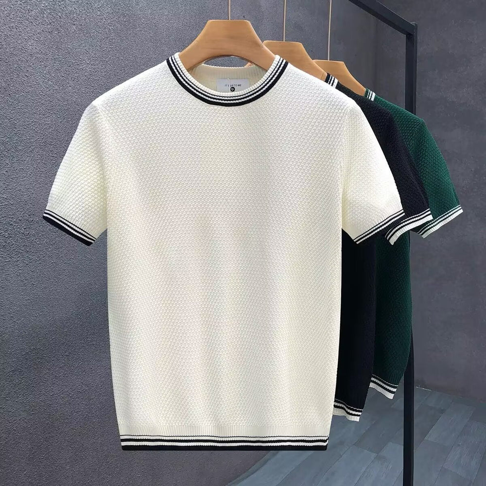 Saint Aurell Dante Crewneck Premium Cotton Knit Sweater