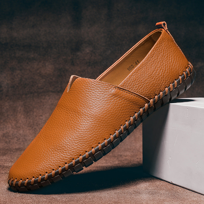 Saint Aurell Pisa Leather Loafers Slip-On Cushioned Sole