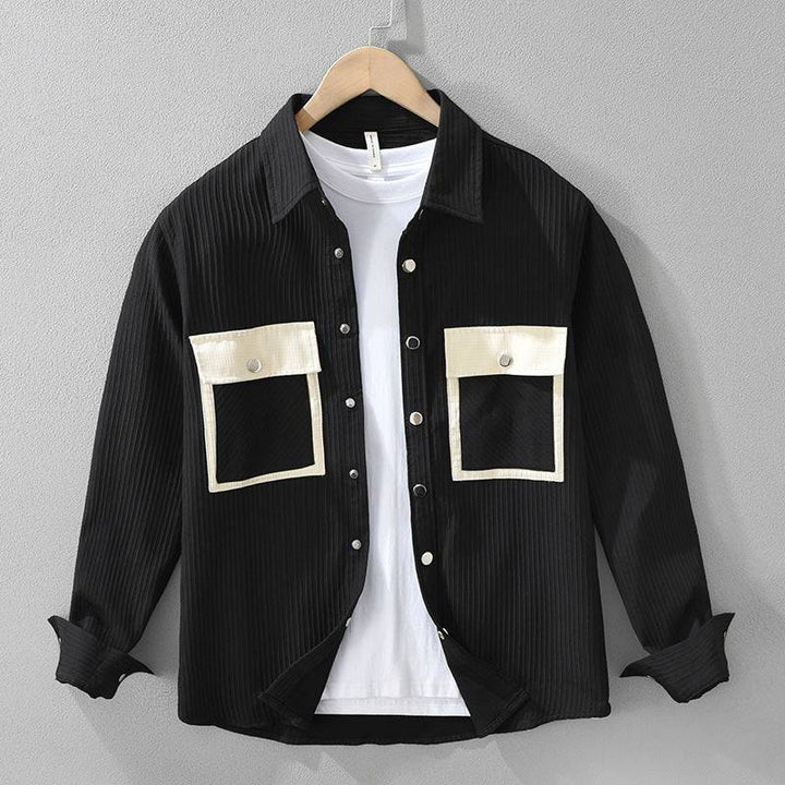 Saint Aurell Monforte Cotton Utility Button-Down Shirt