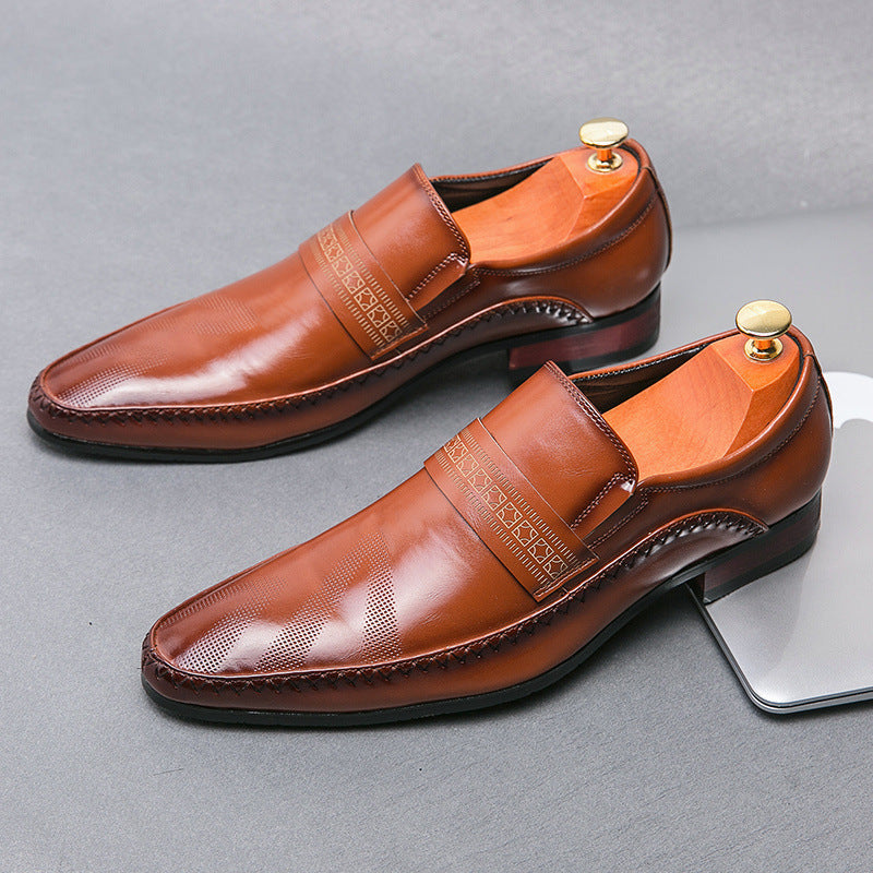 Saint Aurell Oxford Penny Loafer Faux Leather Slip-On