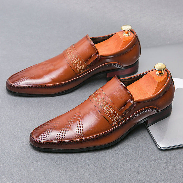 Saint Aurell Oxford Penny Loafer Faux Leather Slip-On