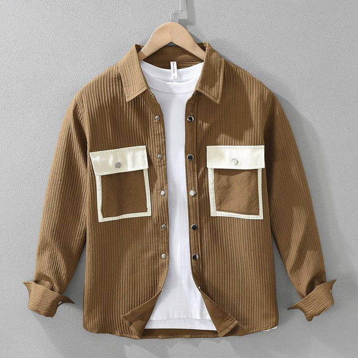 Saint Aurell Monforte Cotton Utility Button-Down Shirt
