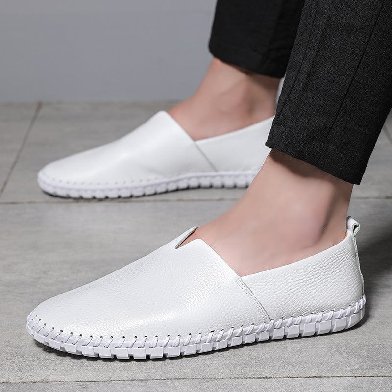 Saint Aurell Pisa Leather Loafers Slip-On Cushioned Sole