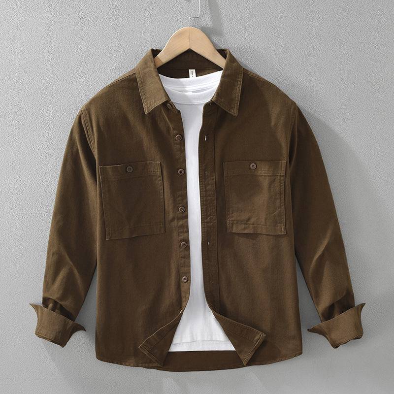 Saint Aurell Sorrento 100% Cotton Overshirt Relaxed Fit