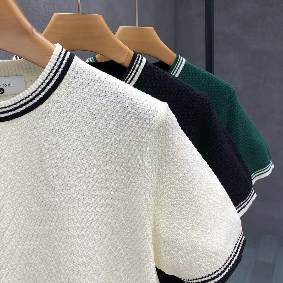 Saint Aurell Dante Crewneck Premium Cotton Knit Sweater