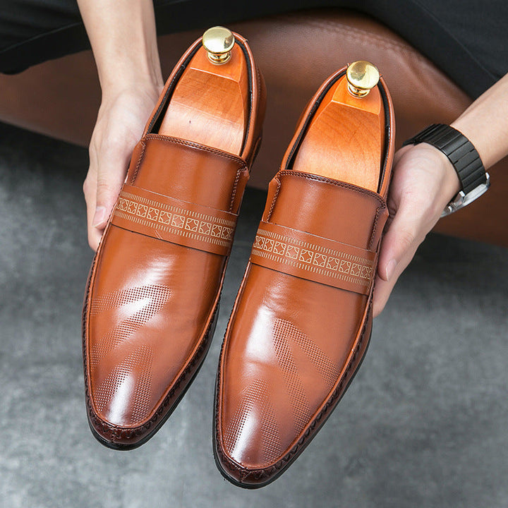 Saint Aurell Oxford Penny Loafer Faux Leather Slip-On