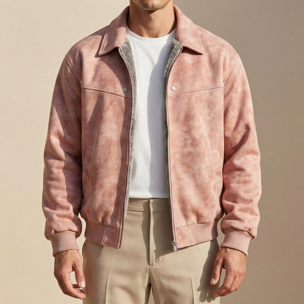 Elliot & Stone Jacob Lambskin Leather Jacket Tailored Fit