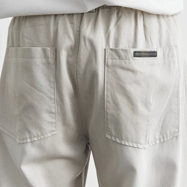Saint Aurell Kuro Wide-Leg Pants Brushed Cotton