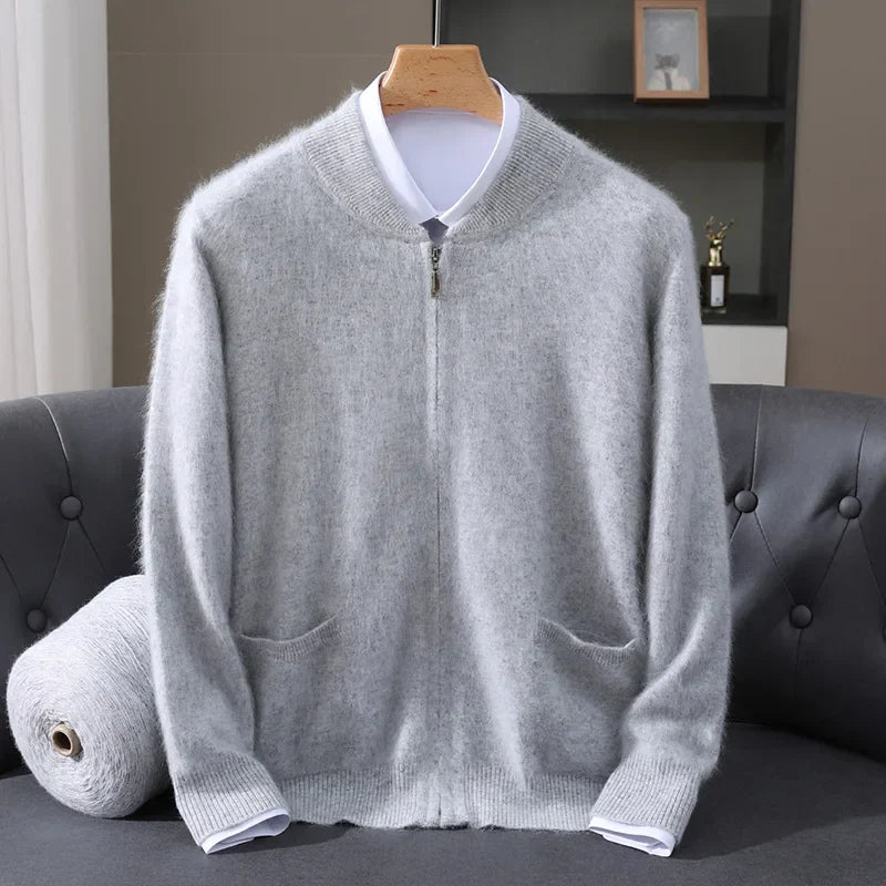 Saint Aurell Montreux Cashmere Zip Cardigan