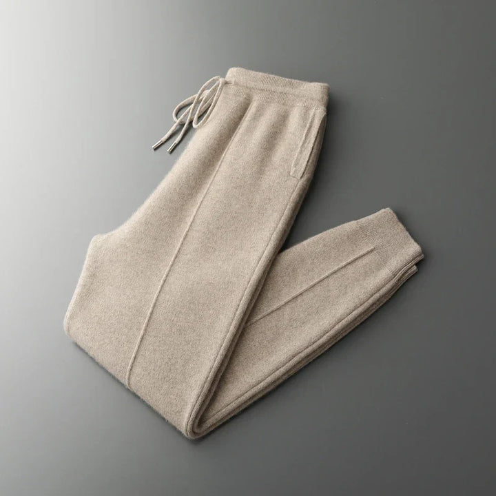 Saint Aurell Turin Merino Wool Trousers Relaxed Straight Leg