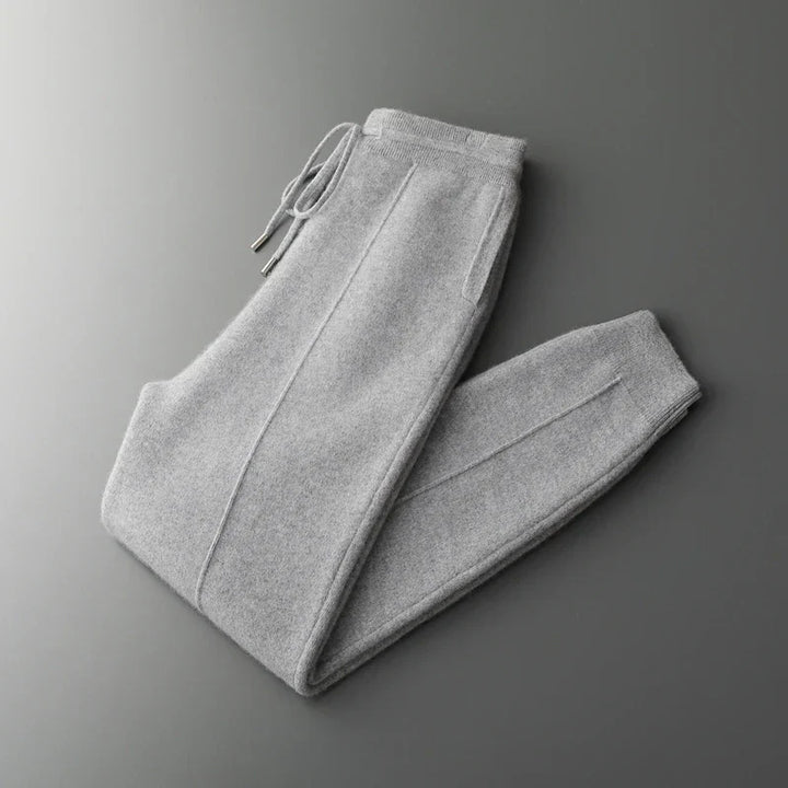 Saint Aurell Turin Merino Wool Trousers Relaxed Straight Leg