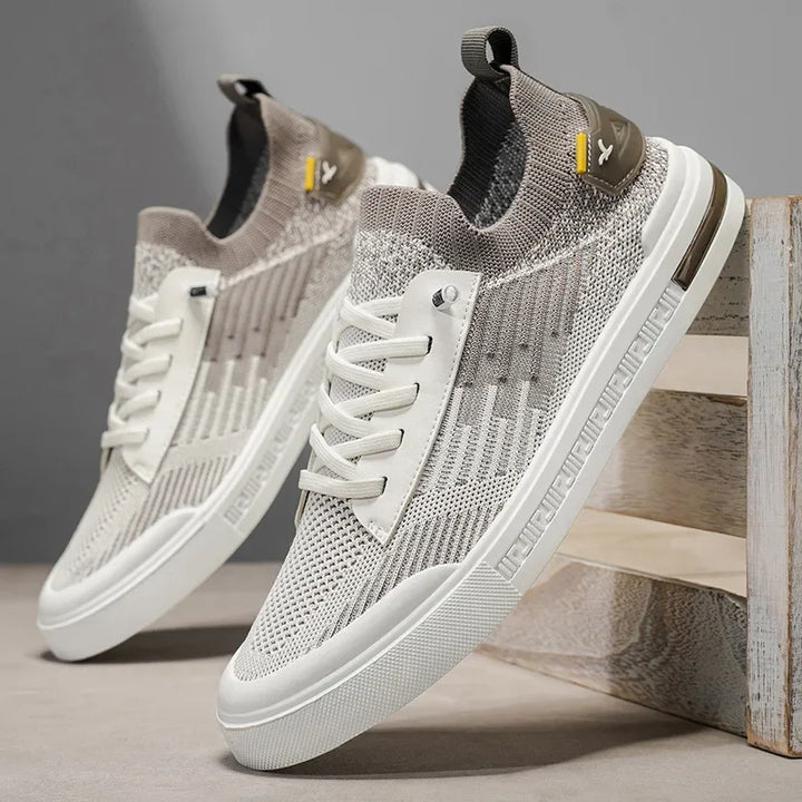 Elliot &amp; Stone Sutton Knit Shoes Lace-up Casual Sneakers