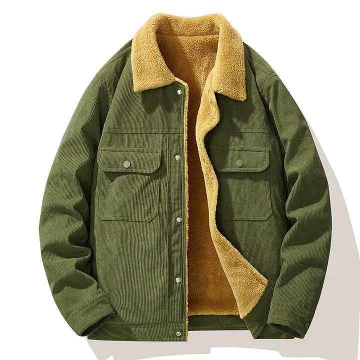 Saint Aurell Corso Corduroy Jacket Merino Wool Lined