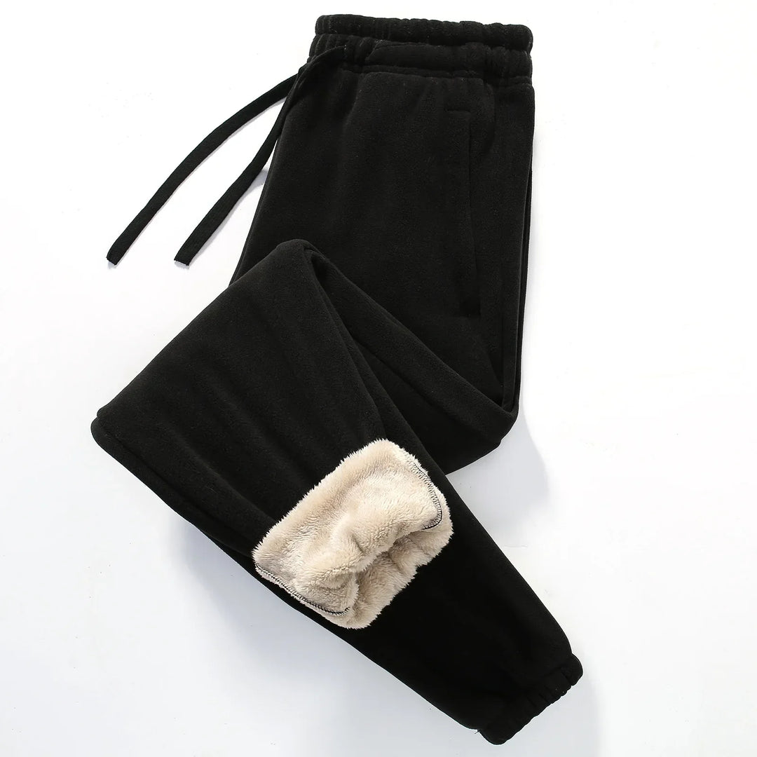 Elliot &amp; Stone Nordic Fleece-Lined Joggers Sherpa Interior Tapered Fit