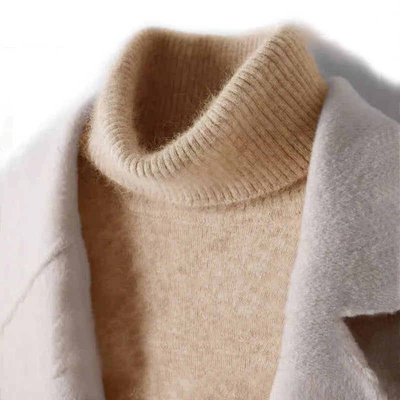 Saint Aurell Valen Cashmere Turtleneck Soft Winter Knitwear
