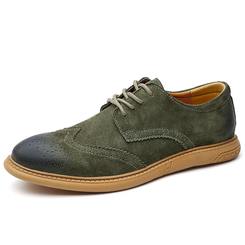 Elliot &amp; Stone Marlo Suede Brogue Lace-Up Shoes