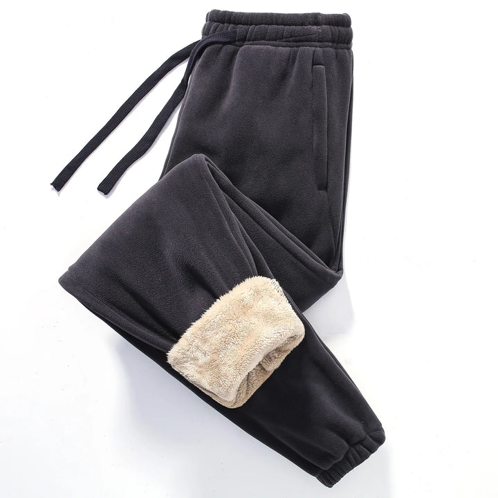 Elliot &amp; Stone Nordic Fleece-Lined Joggers Sherpa Interior Tapered Fit