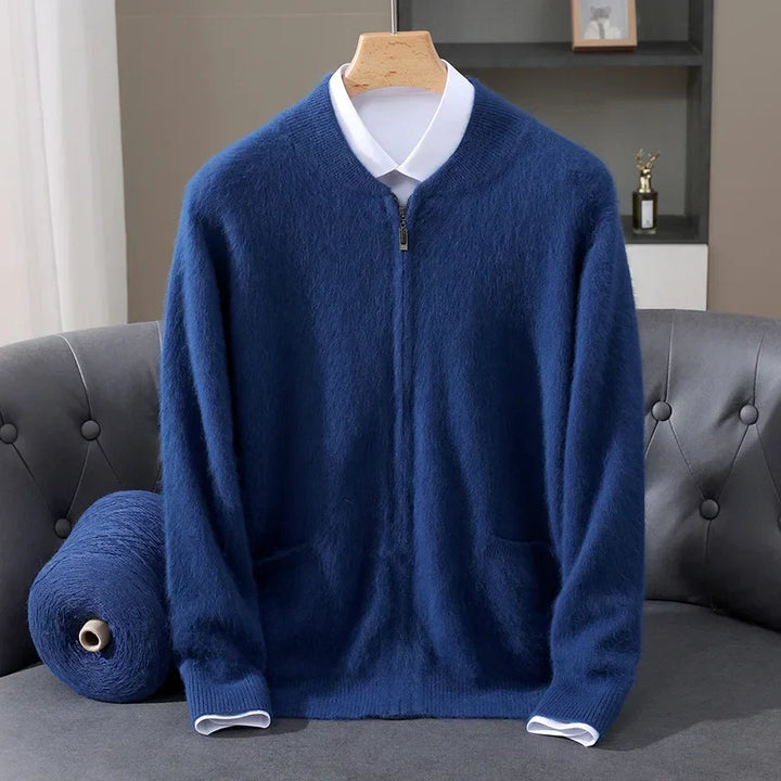 Saint Aurell Montreux Cashmere Zip Cardigan