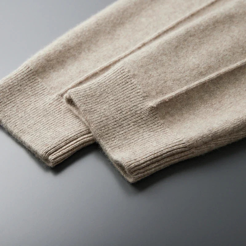 Saint Aurell Turin Merino Wool Trousers Relaxed Straight Leg