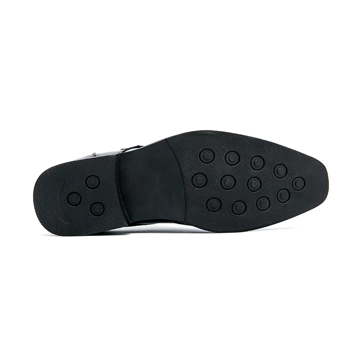 Elliot &amp; Stone Ashford Monk Strap Dress Shoes Perforated Toe
