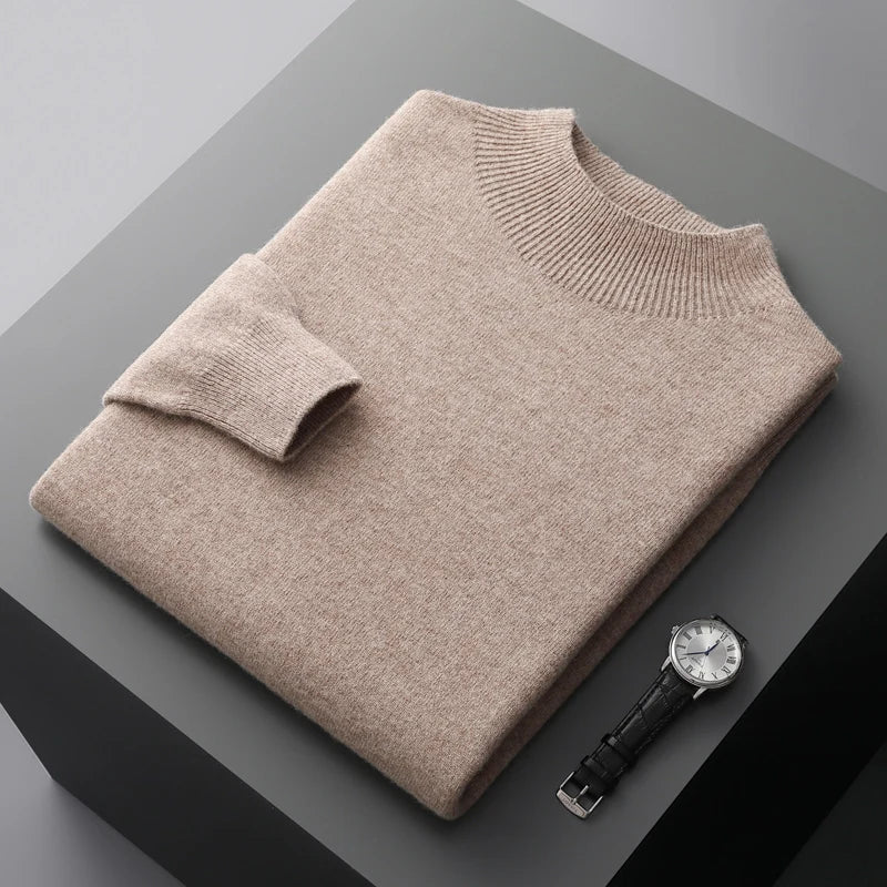 Saint Aurell Ashbury Cashmere Half-Neck Sweater