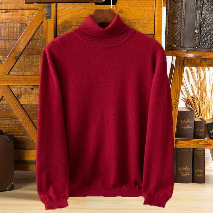 Saint Aurell Valen Cashmere Turtleneck Soft Winter Knitwear
