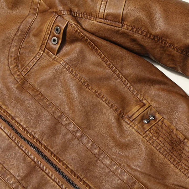 Saint Aurell Granite Ridge Leather Jacket