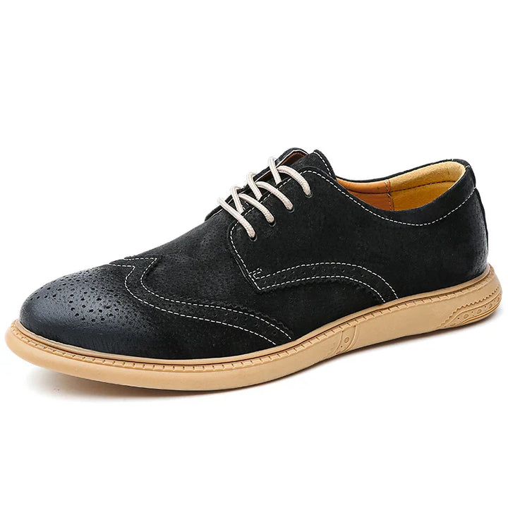 Elliot &amp; Stone Marlo Suede Brogue Lace-Up Shoes