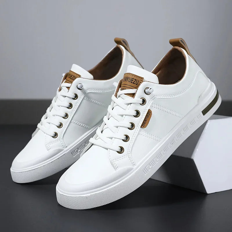 Elliot & Stone Belnor Two-Tone Leather Casual Sneakers