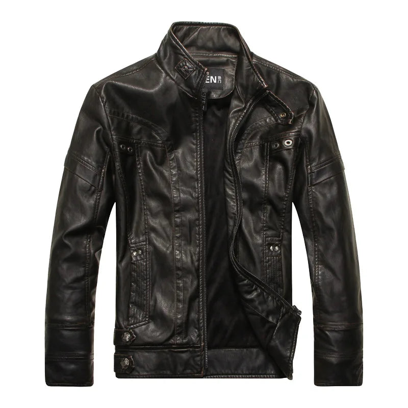 Saint Aurell Granite Ridge Leather Jacket