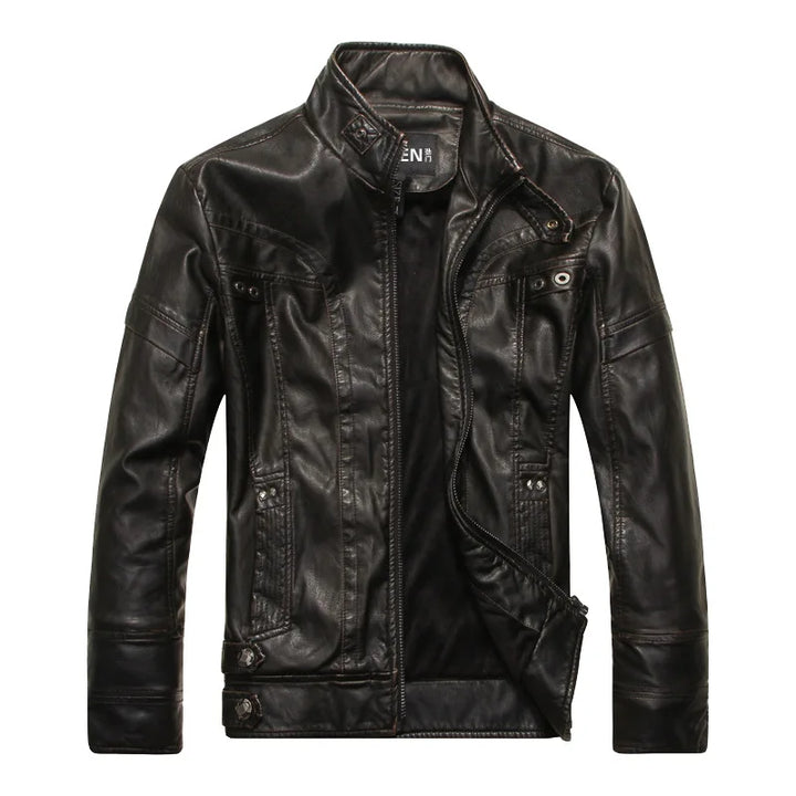 Saint Aurell Granite Ridge Leather Jacket