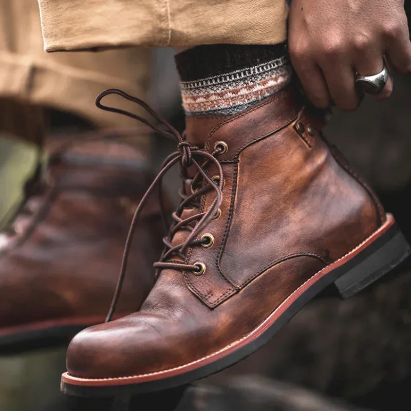 Saint Aurell Kingsford Premium Leather High-Top Boot