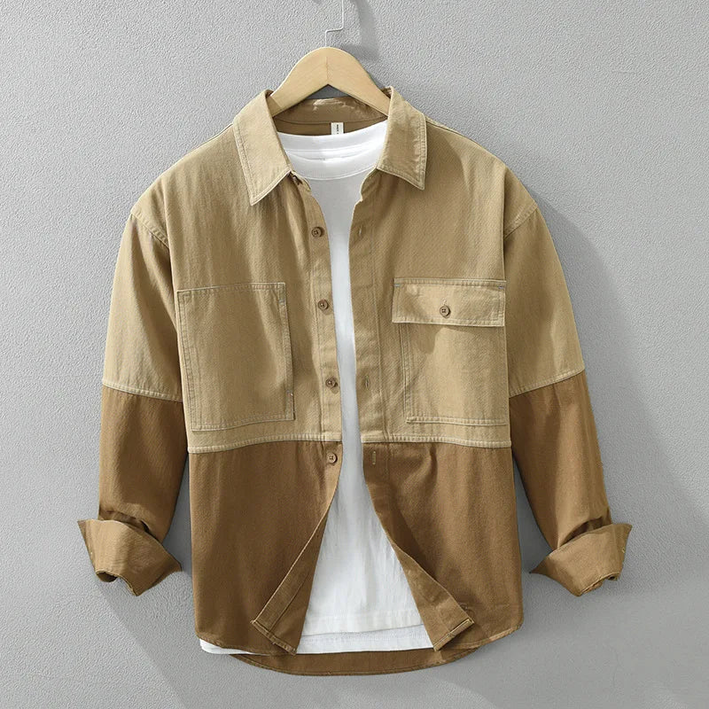 Saint Aurell Bastien Cotton Twill Overshirt