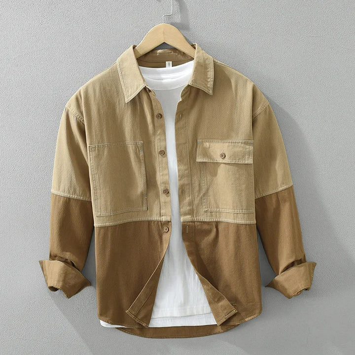 Saint Aurell Bastien Cotton Twill Overshirt