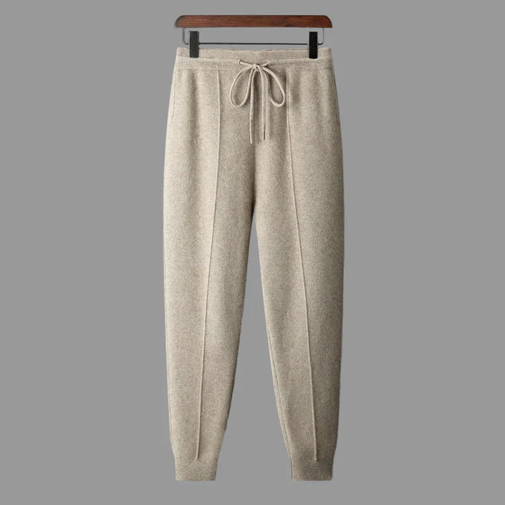 Saint Aurell Turin Merino Wool Trousers Relaxed Straight Leg