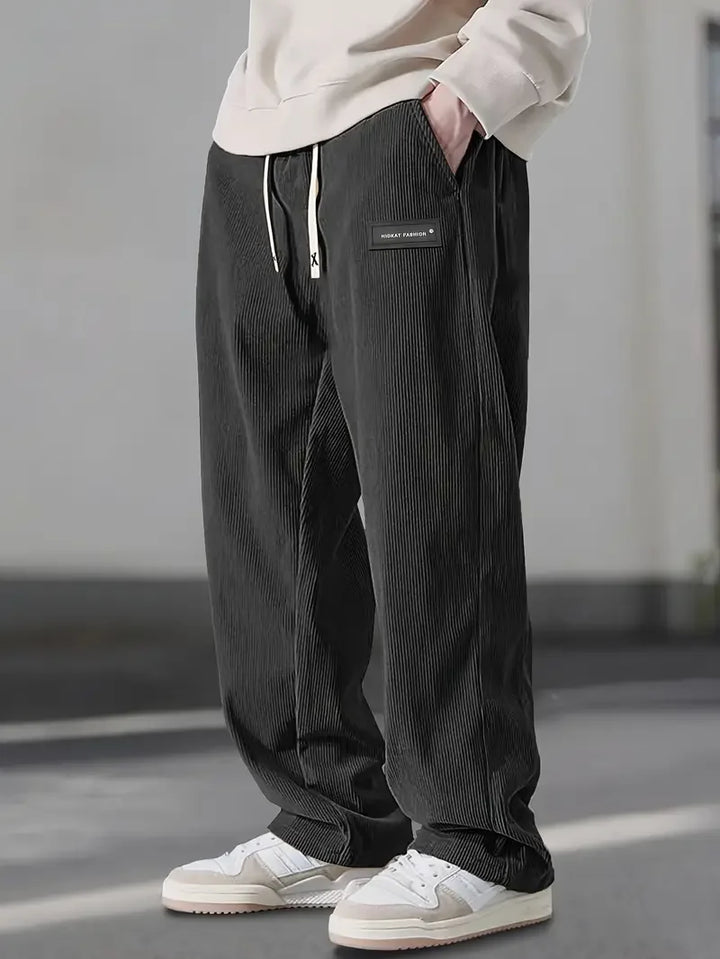 Saint Aurell Basel Brushed Cotton Corduroy Relaxed Pants