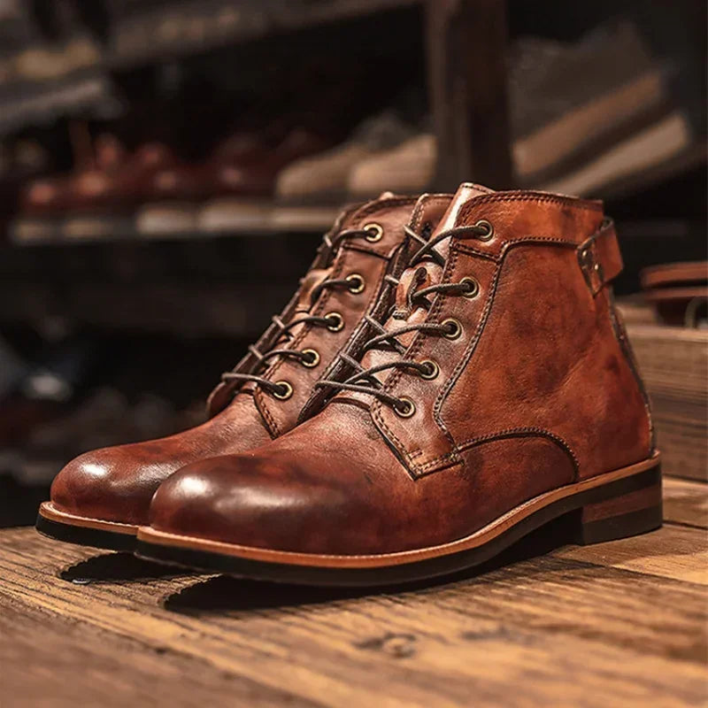 Saint Aurell Kingsford Premium Leather High-Top Boot