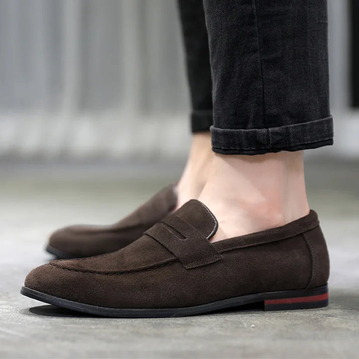 Saint Aurell Tuscany Suede Loafers Slip-On Men&