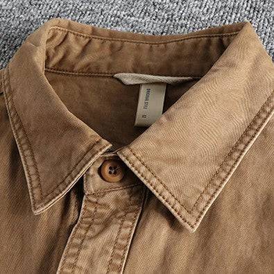 Saint Aurell Brunel Men's Field Cotton Utility Shirt