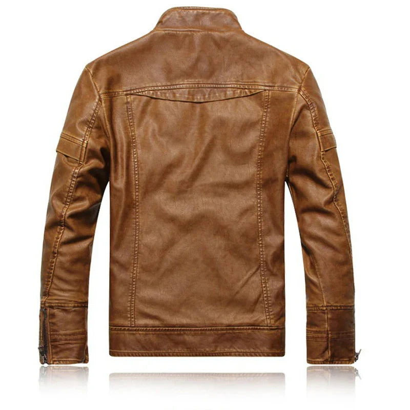 Saint Aurell Granite Ridge Leather Jacket