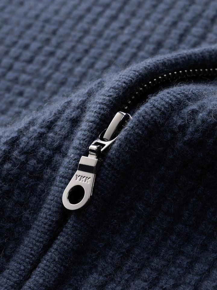 Saint Aurell Monaco Cashmere Hoodie Midnight Navy