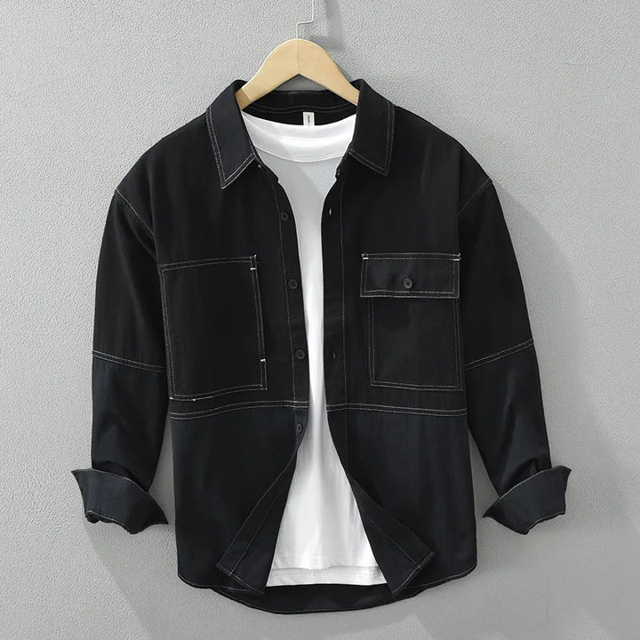 Saint Aurell Bastien Cotton Twill Overshirt